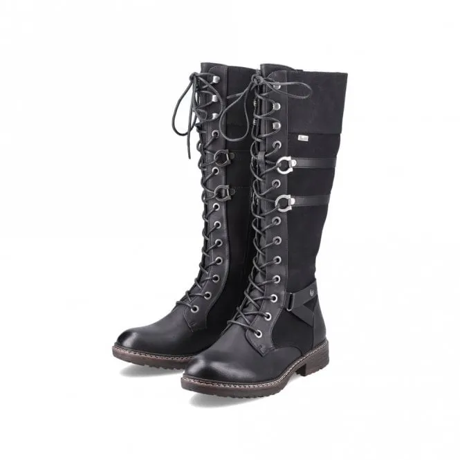 94732-00 Womens Knee High Boots Black