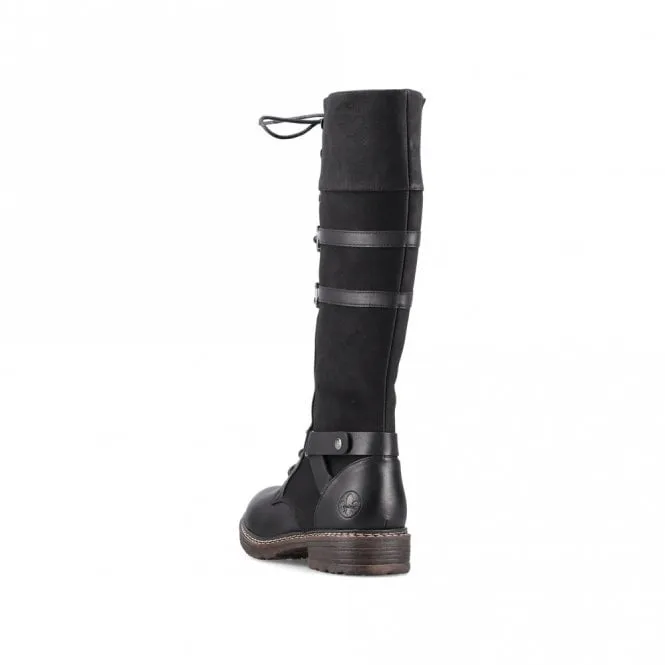 94732-00 Womens Knee High Boots Black