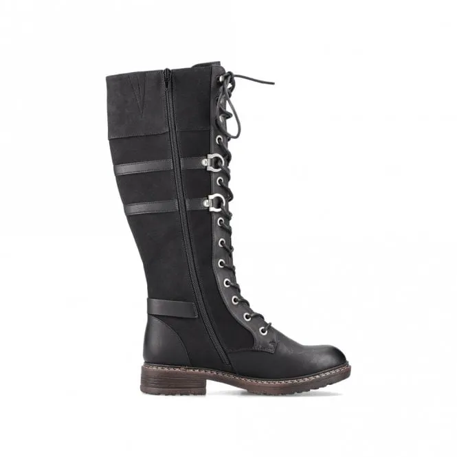 94732-00 Womens Knee High Boots Black