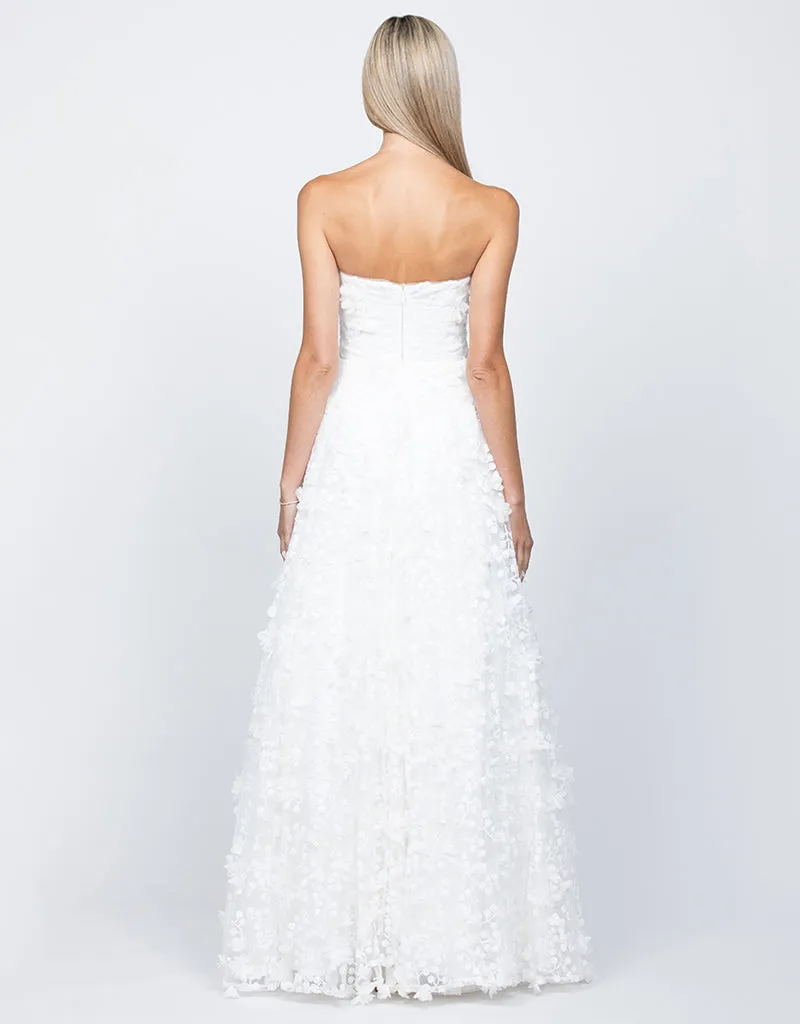 Adela Sweetheart Petal Ball Gown