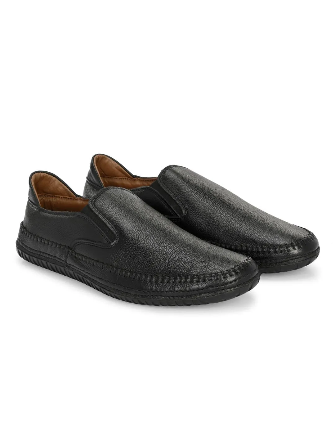 Alberto Torresi Genuine Leather Flexible Shoe With  PU Footbed