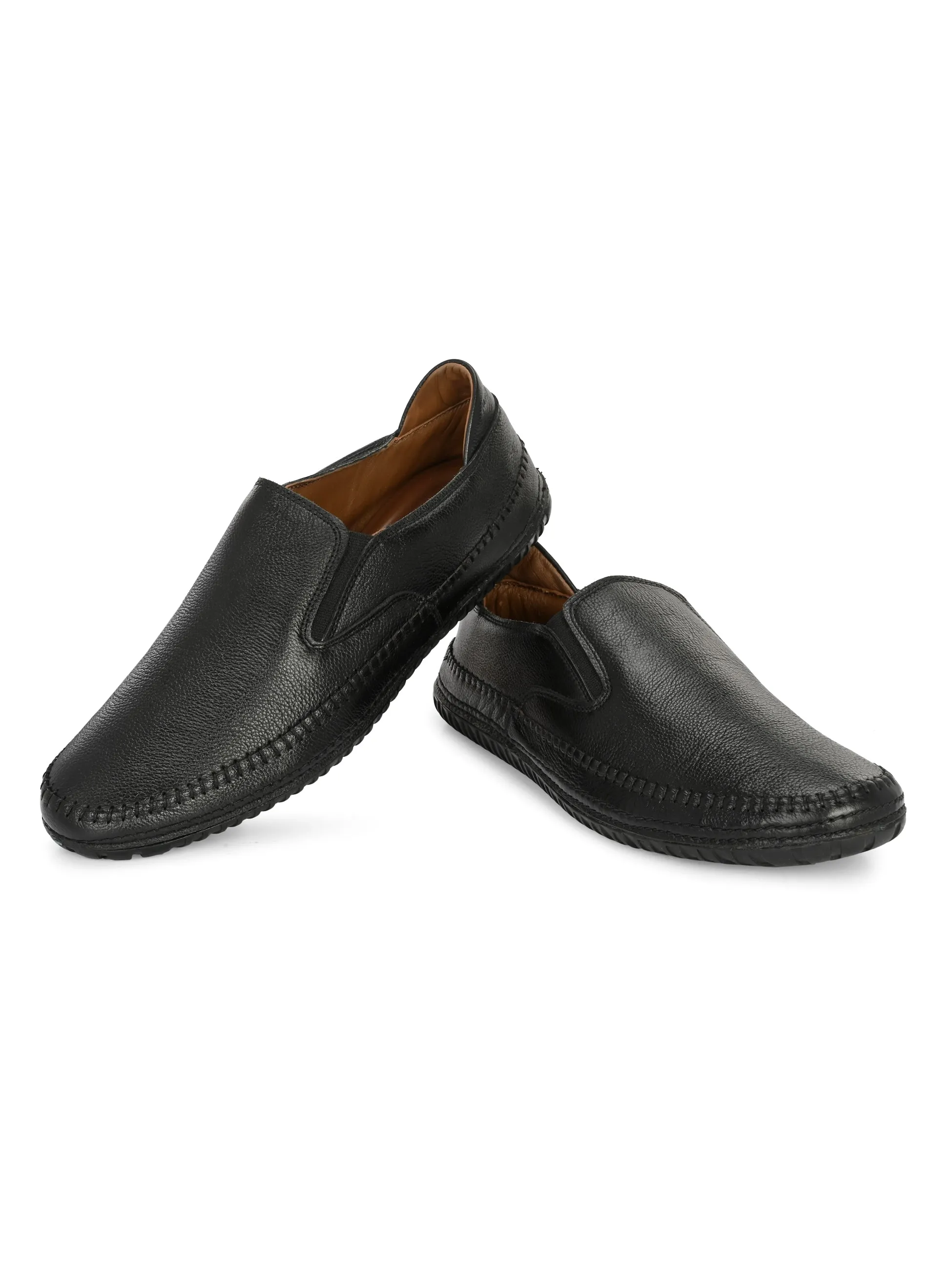 Alberto Torresi Genuine Leather Flexible Shoe With  PU Footbed