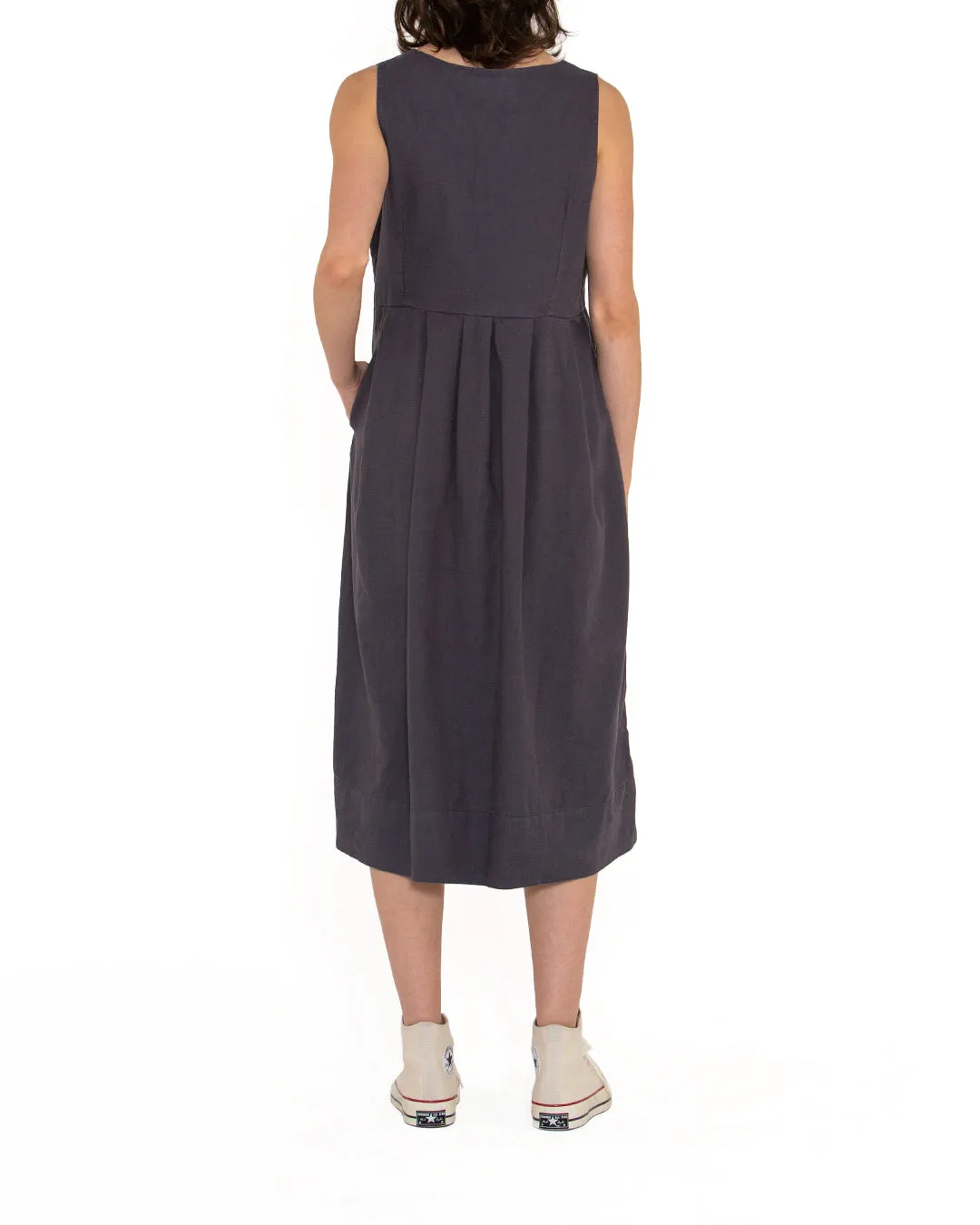 Amelia Dress (Relaxed Fit) - Shadow Grey