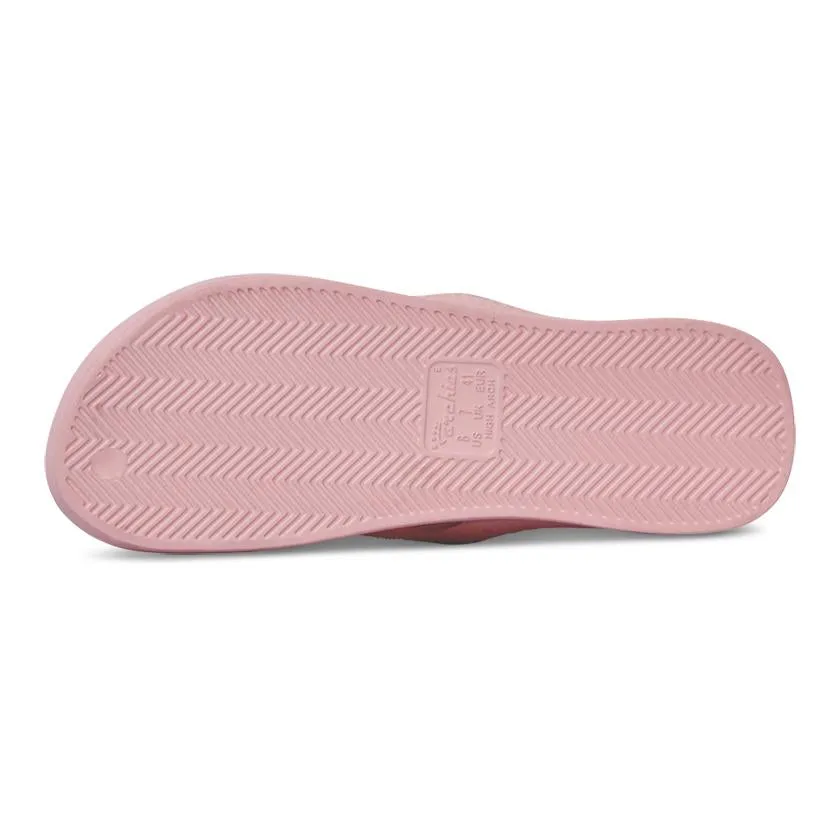 Archies Arch Support Flip Flops in Pink