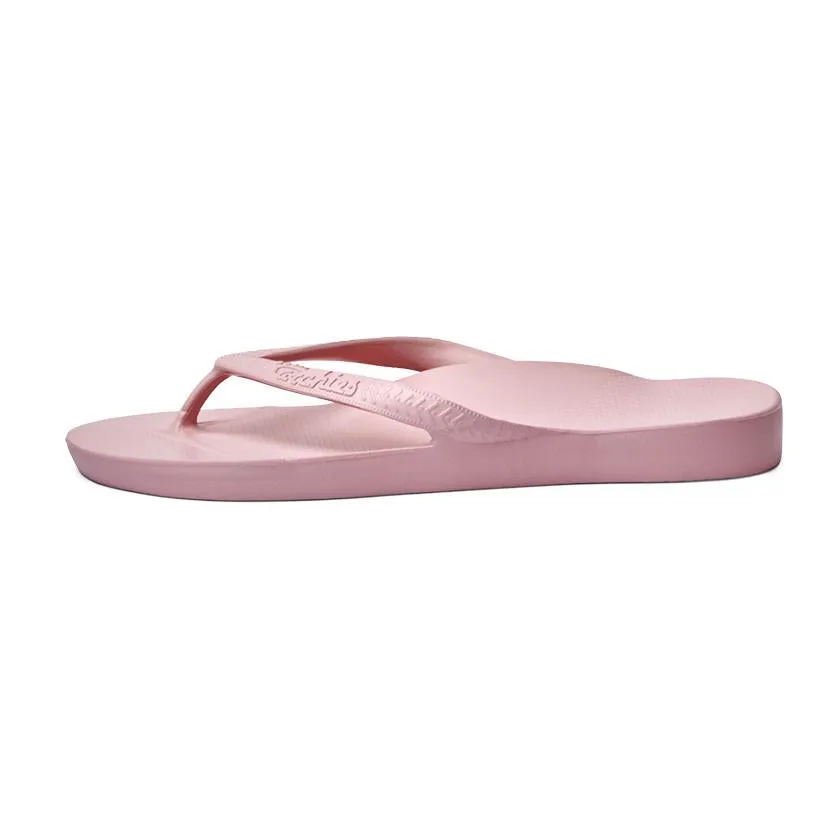 Archies Arch Support Flip Flops in Pink