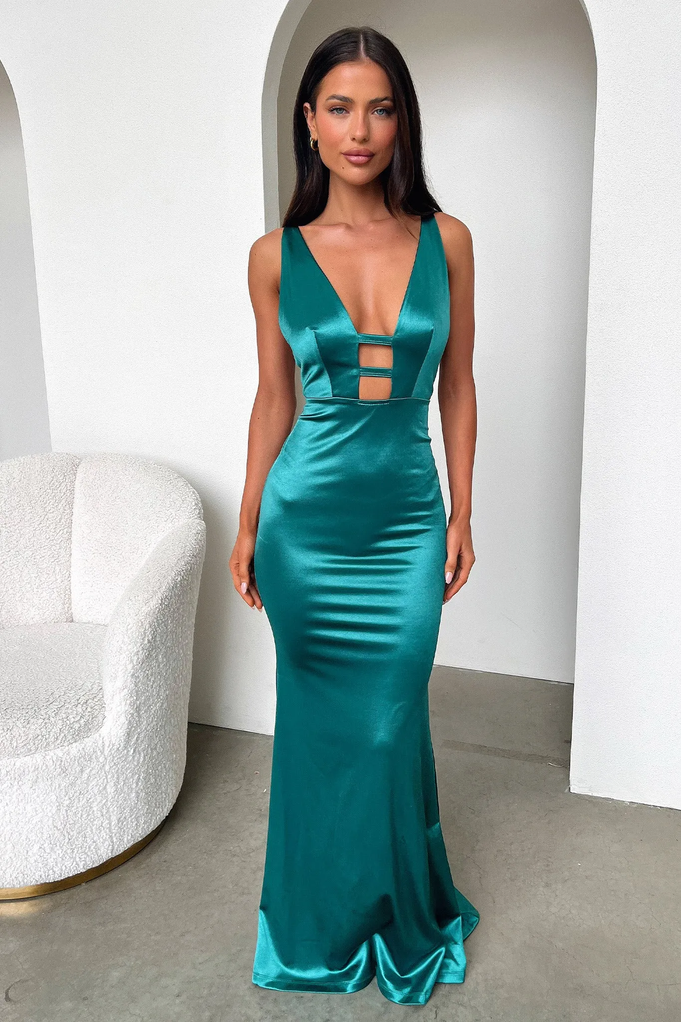 Ashton Dress - Emerald