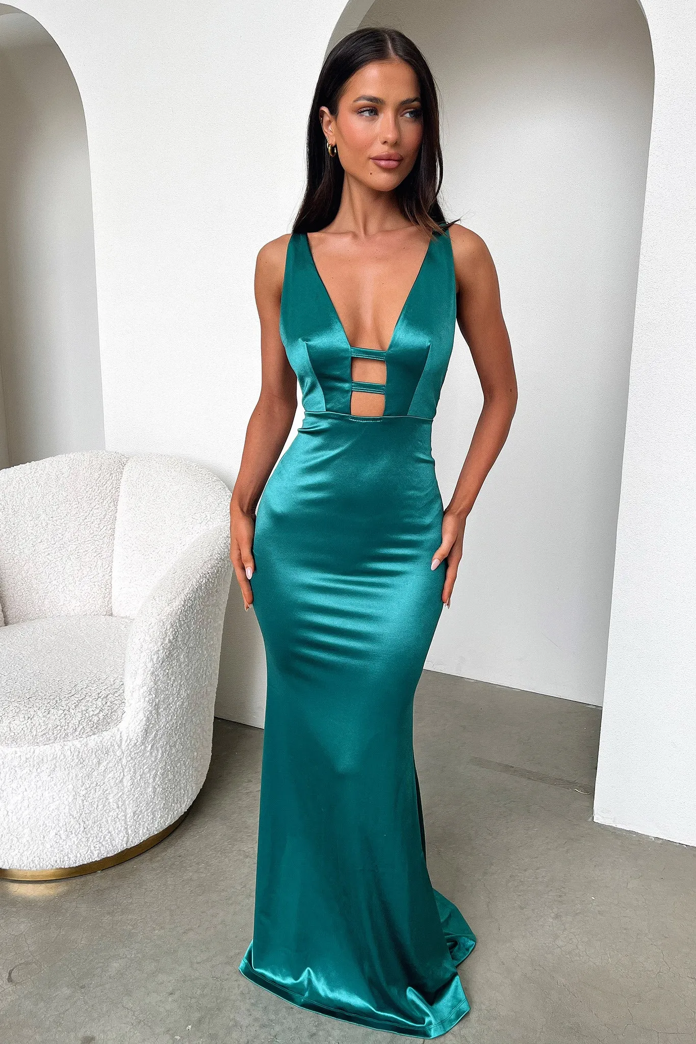 Ashton Dress - Emerald