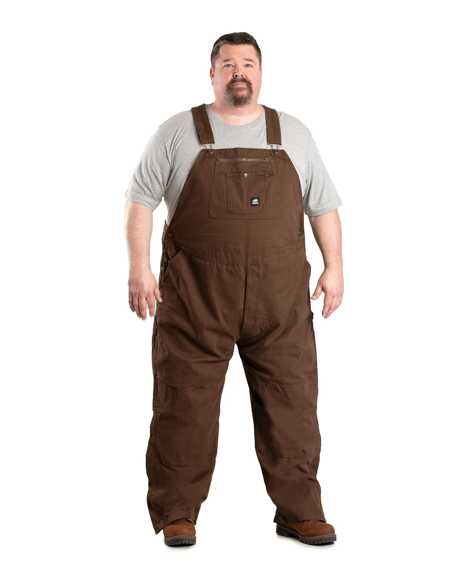 Big & Tall Men's Berne Unlined Washed Duck Bib Overall