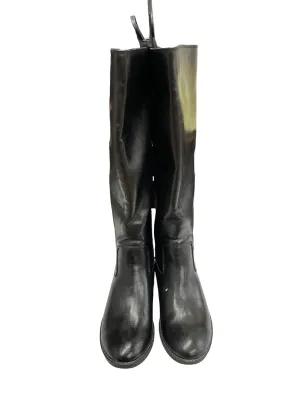 Black Boots Knee Heels Sofft, Size 7.5