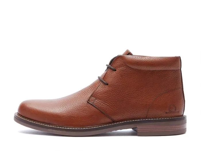 Chatham Buckland - Tan Tumbled Leather Lace-Up Boots