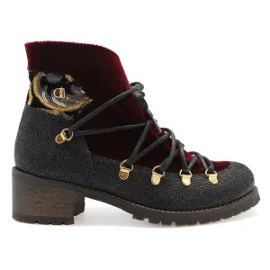 Chukar - Wine Velvet warm winter boot