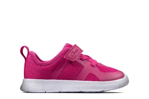 Clarks Ath Flux T Raspberry Textile