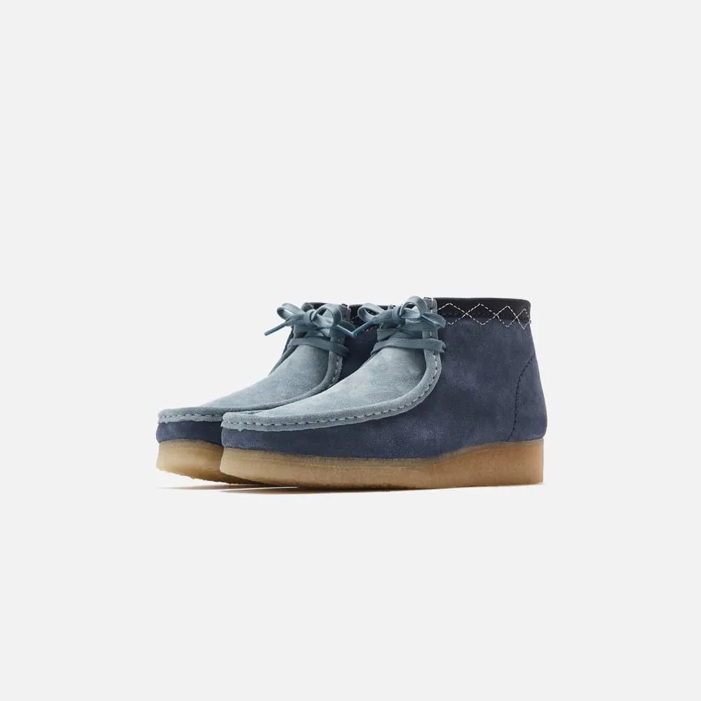 Clarks Originals Wallabee Boots Men's Stitch Pack Blue Combi Suede 26163259