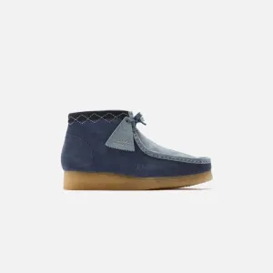 Clarks Originals Wallabee Boots Men's Stitch Pack Blue Combi Suede 26163259