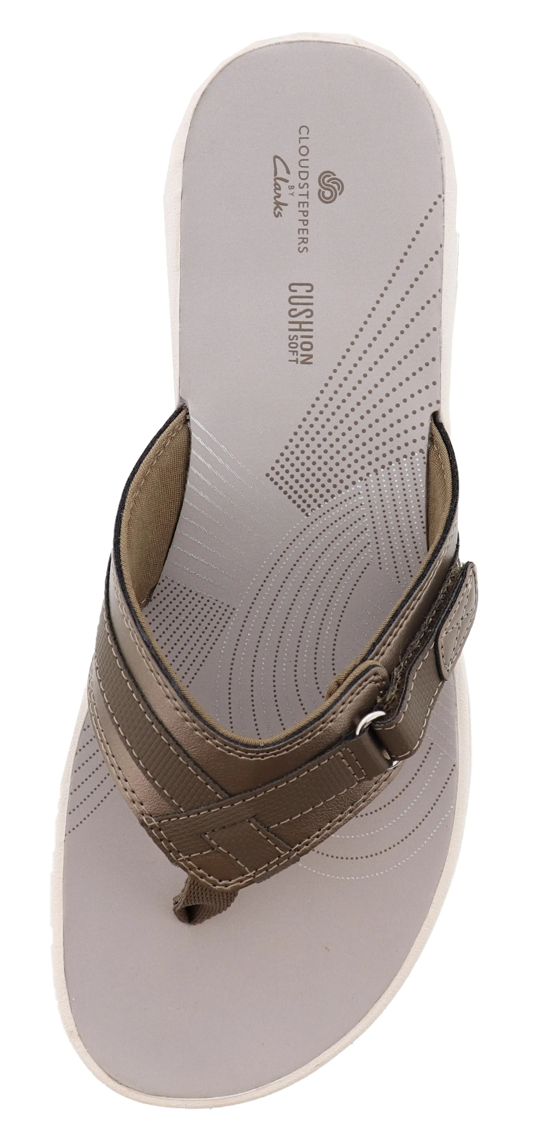 Clarks Women Sandals Lightweight Flip Flops Breeze Sea