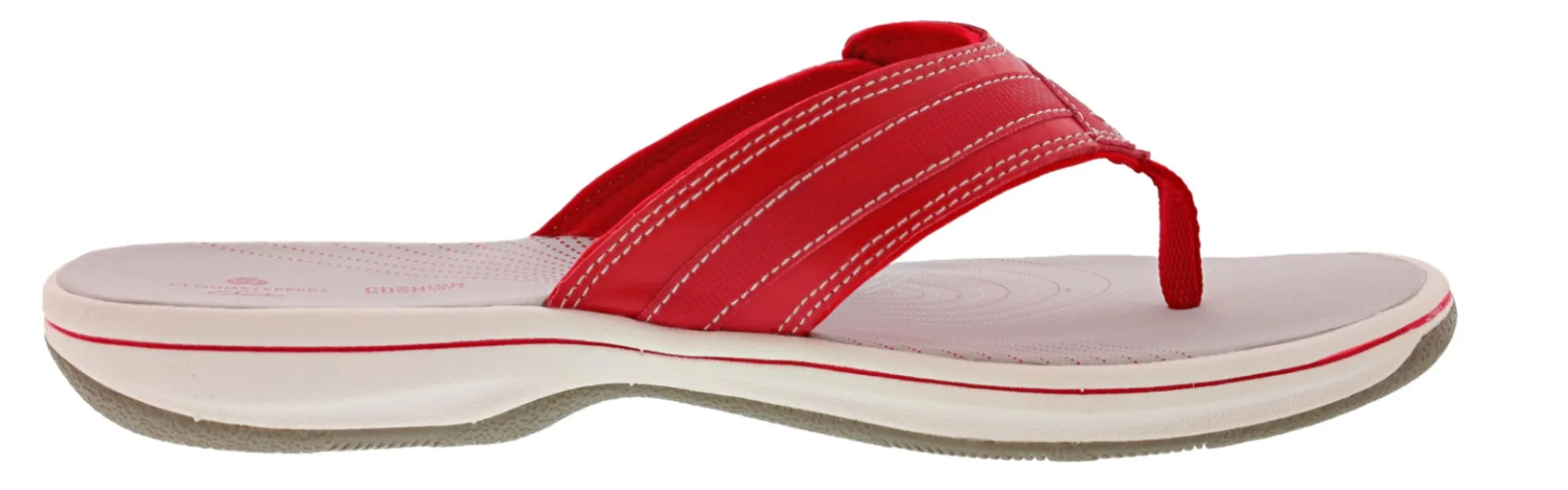 Clarks Women Sandals Lightweight Flip Flops Breeze Sea