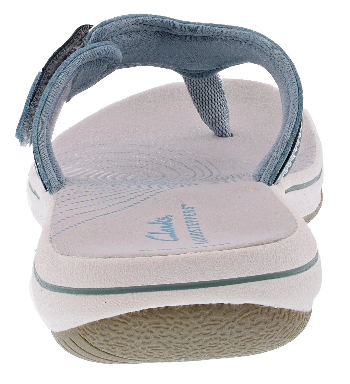 Clarks Women Sandals Lightweight Flip Flops Breeze Sea