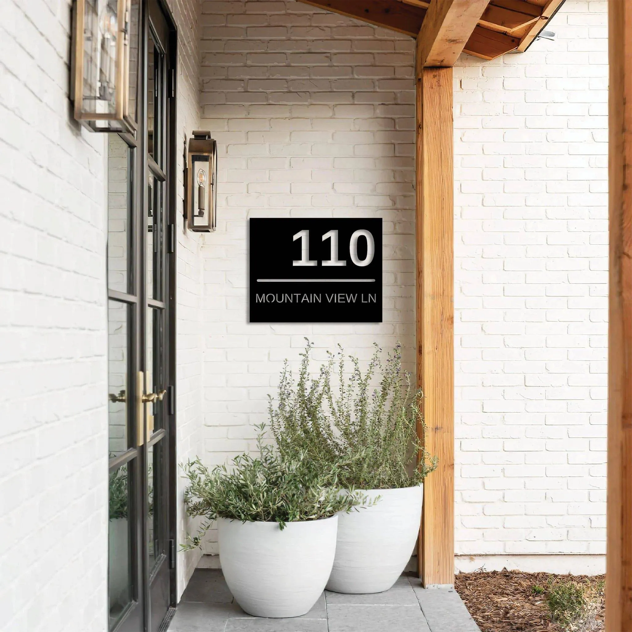 House Address Sign - Metal Wall Art