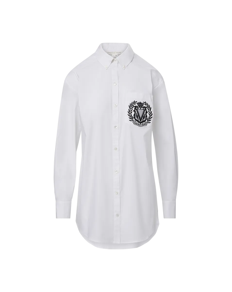 Lloyd Button-Down Top | Logo Crest