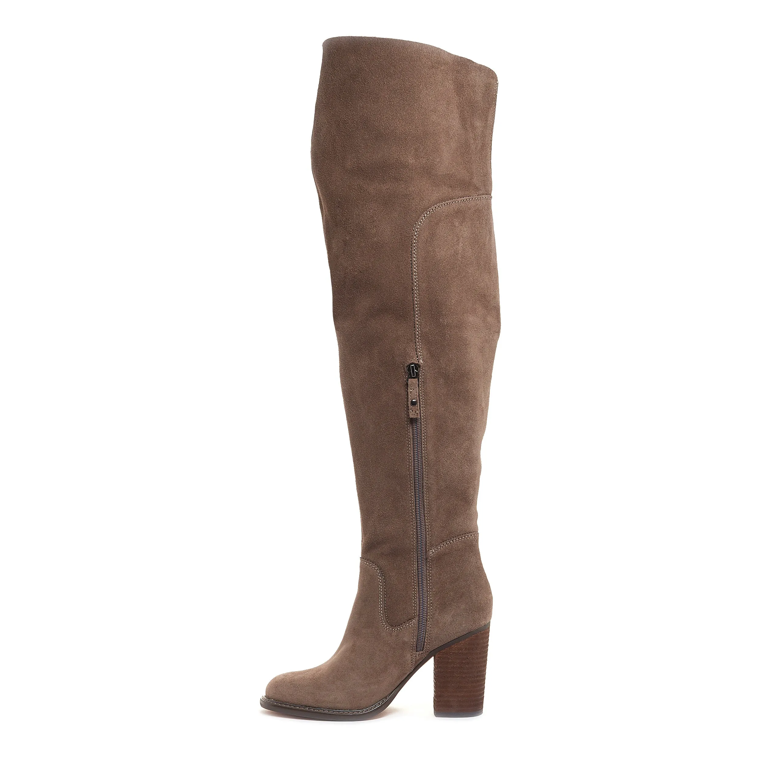 Logan Taupe Wide Calf Boots