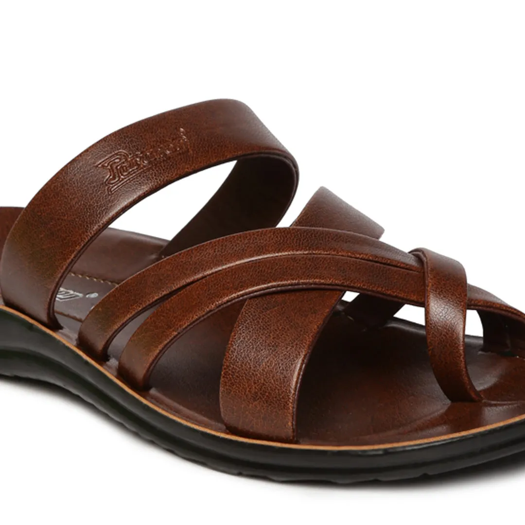 Men's Brown Vertex Flip-Flops