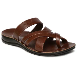 Men's Brown Vertex Flip-Flops