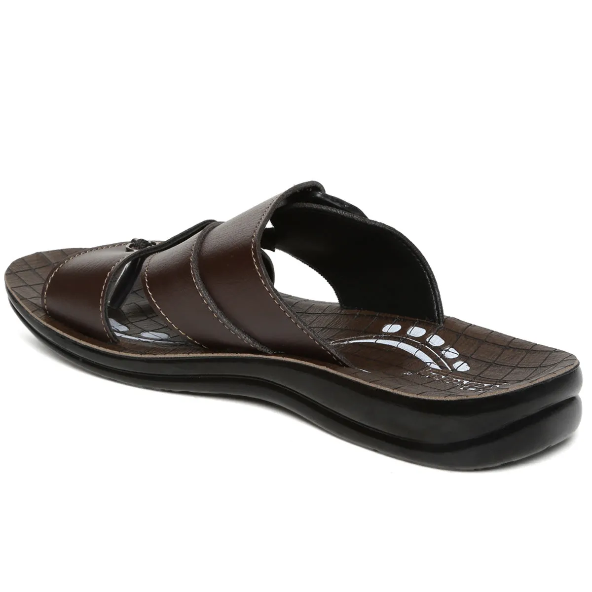 Men's Brown Vertex Flip-Flops