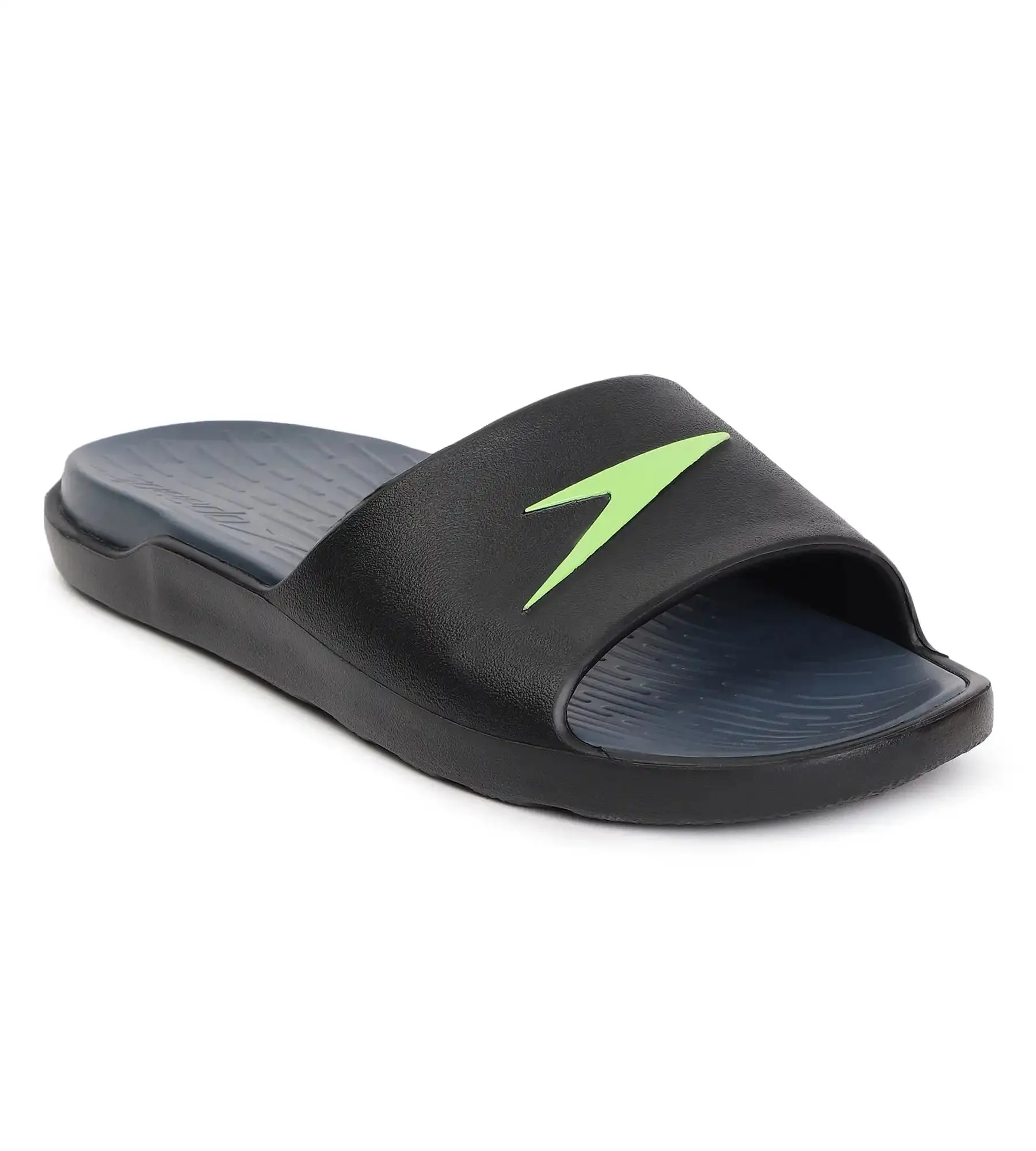 Men's Dual Colour Slides - USA Charcoal & Black