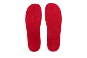 Men's Felt Insole - Flame Scarlet