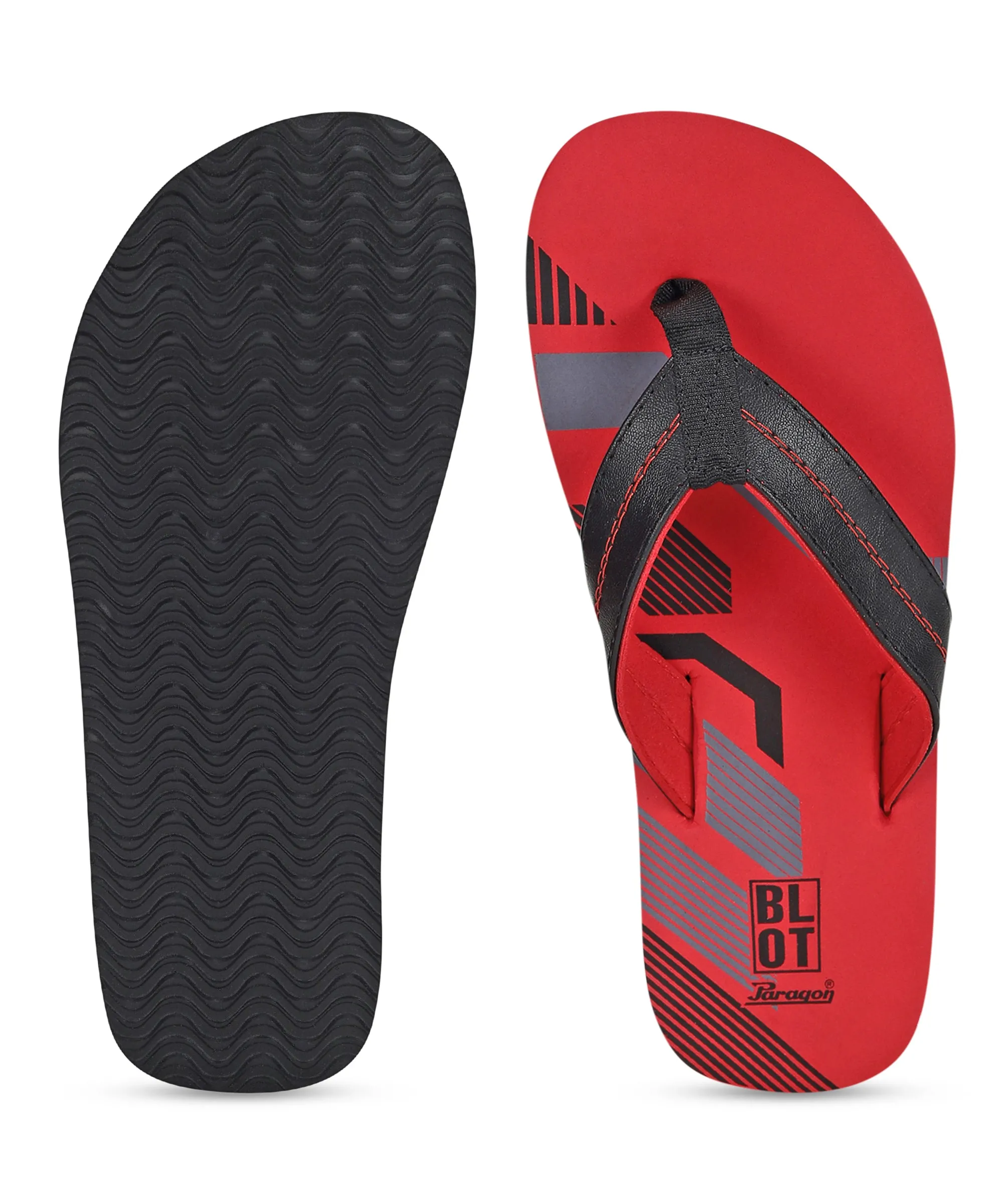 Paragon Blot K3306G Men Stylish Lightweight Flipflops | Casual & Comfortable Daily-wear Slippers for Indoor & Outdoor | For Everyday Use