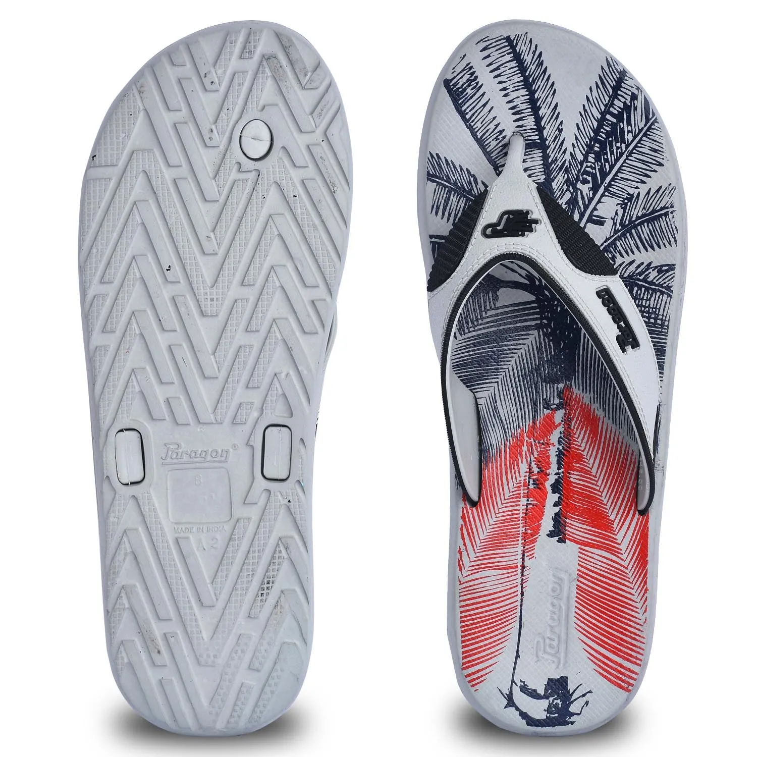 Paragon EVK3411G Men Stylish Lightweight Flipflops | Casual & Comfortable Daily-wear Slippers for Indoor & Outdoor | For Everyday Use