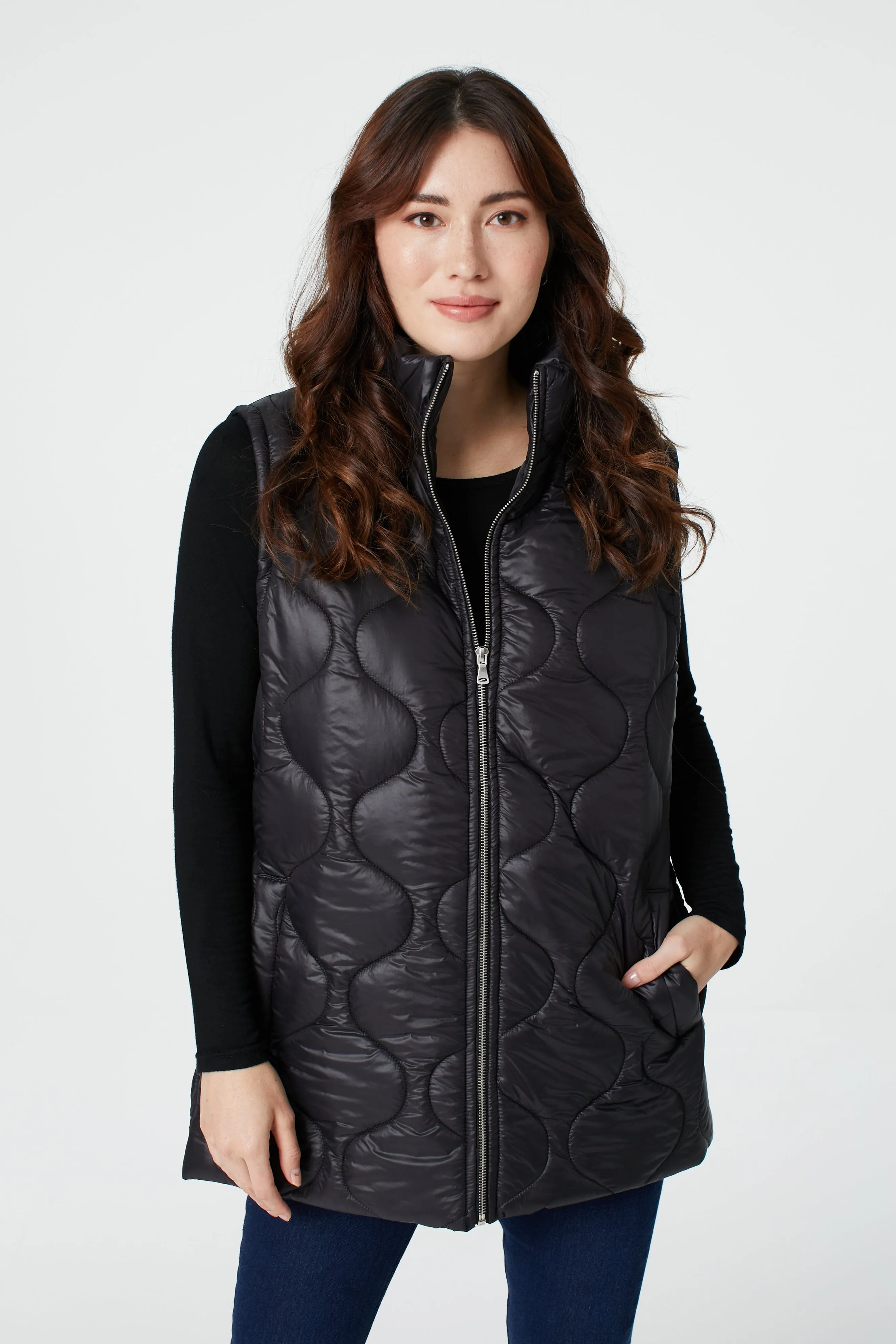 Quilted Sleeveless Gilet Vest