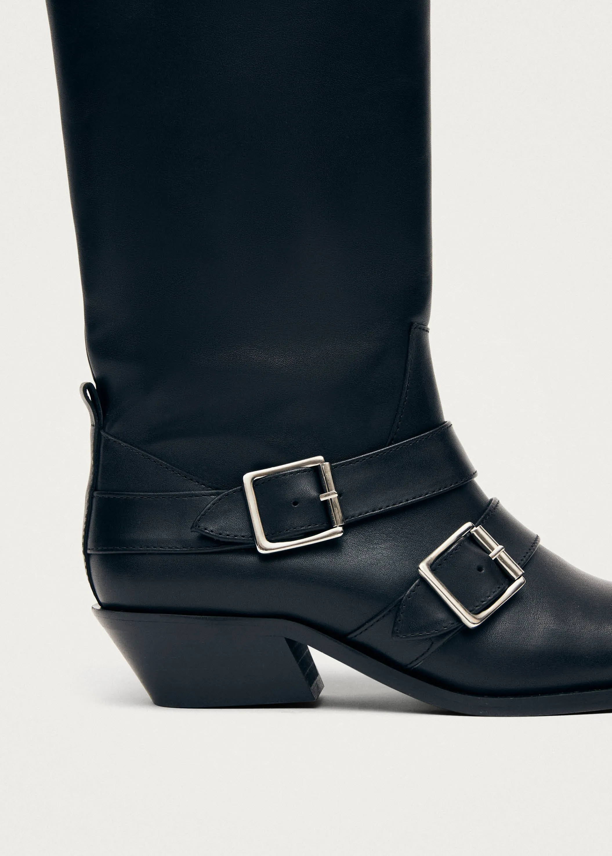 Ryder Black Leather Boots