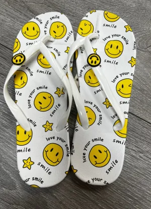 Smiley Flip Flops