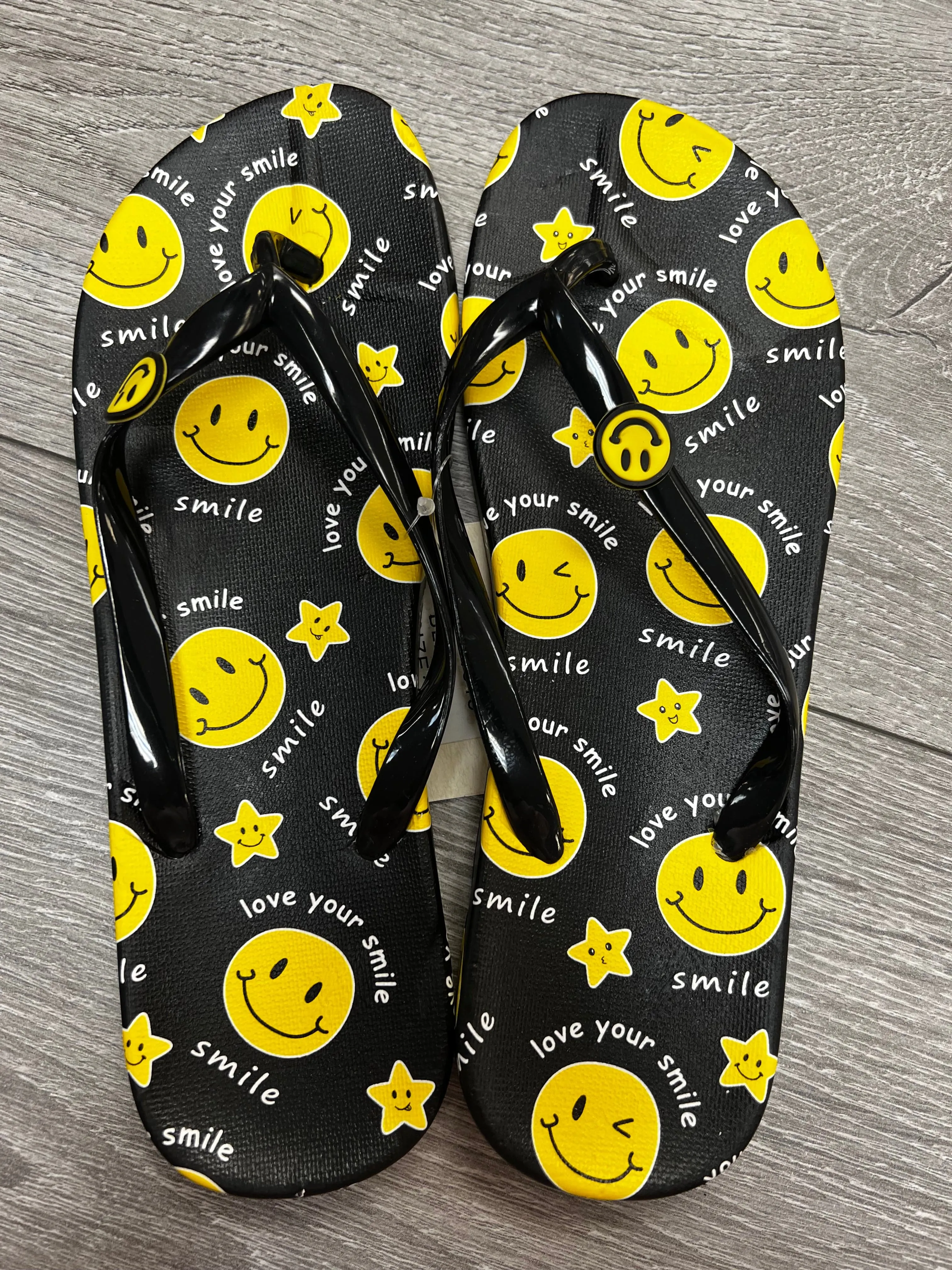 Smiley Flip Flops