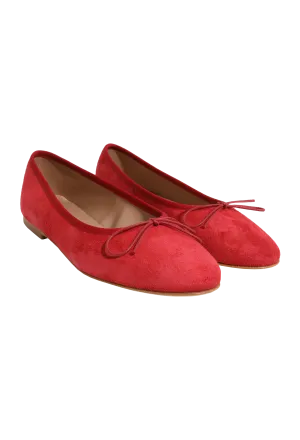 Suede Ballet Flats