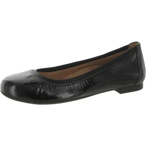 Vionic Womens Anita Patent Leather Slip On Ballet Flats