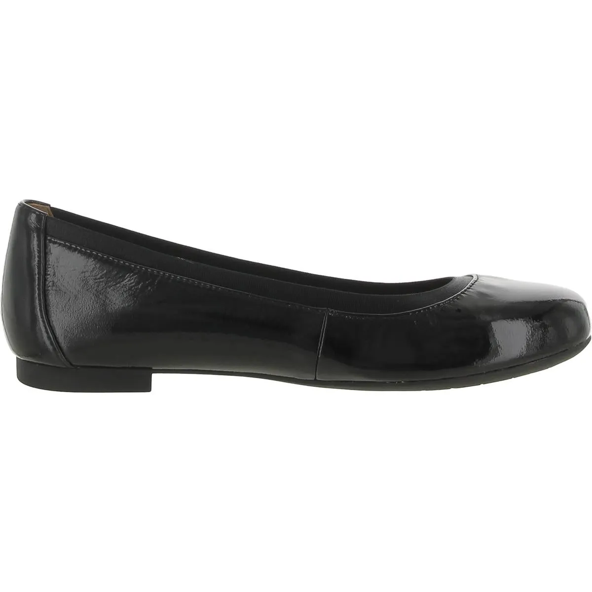 Vionic Womens Anita Patent Leather Slip On Ballet Flats